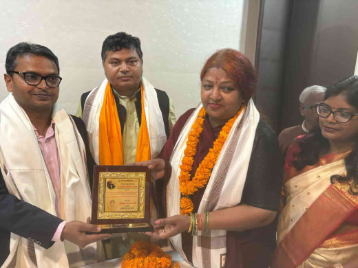 सीए शशि भूषण के अध्यक्ष बनने पर केंद्रीय राज्य मंत्री और महापौर ने किया अभिनंदन